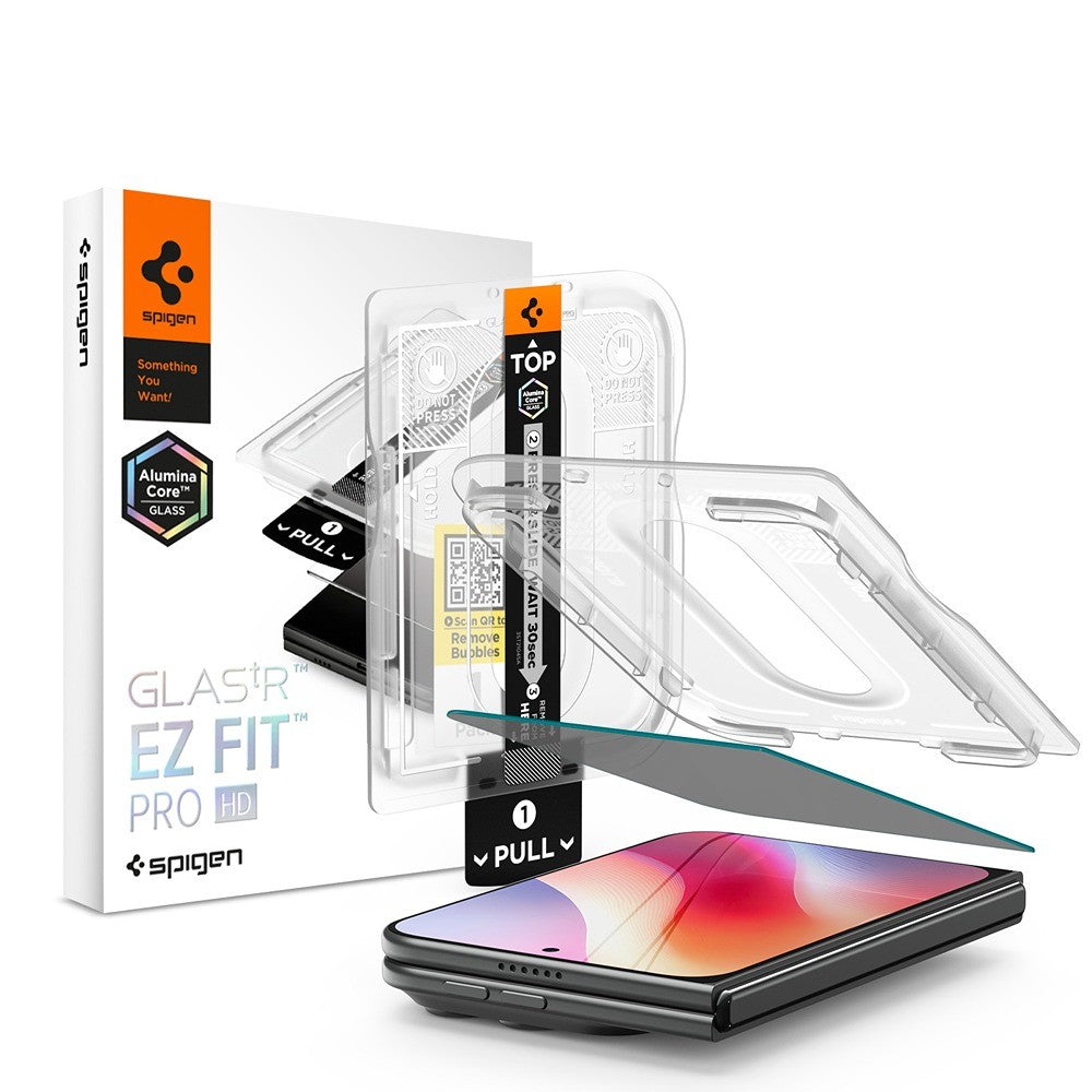Spigen iPhone Duo Skjermbeskytter Glas.tR EZ Fit Pro Privacy