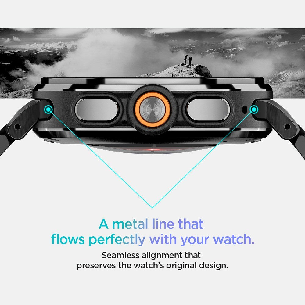 Spigen Samsung Galaxy Watch Ultra 47mm Armband Modern Fit 316L Svart
