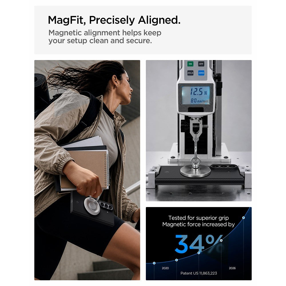 Spigen Samsung Galaxy Z Fold 8 Ultra Skal Air Skin Aramid MagFit Svart