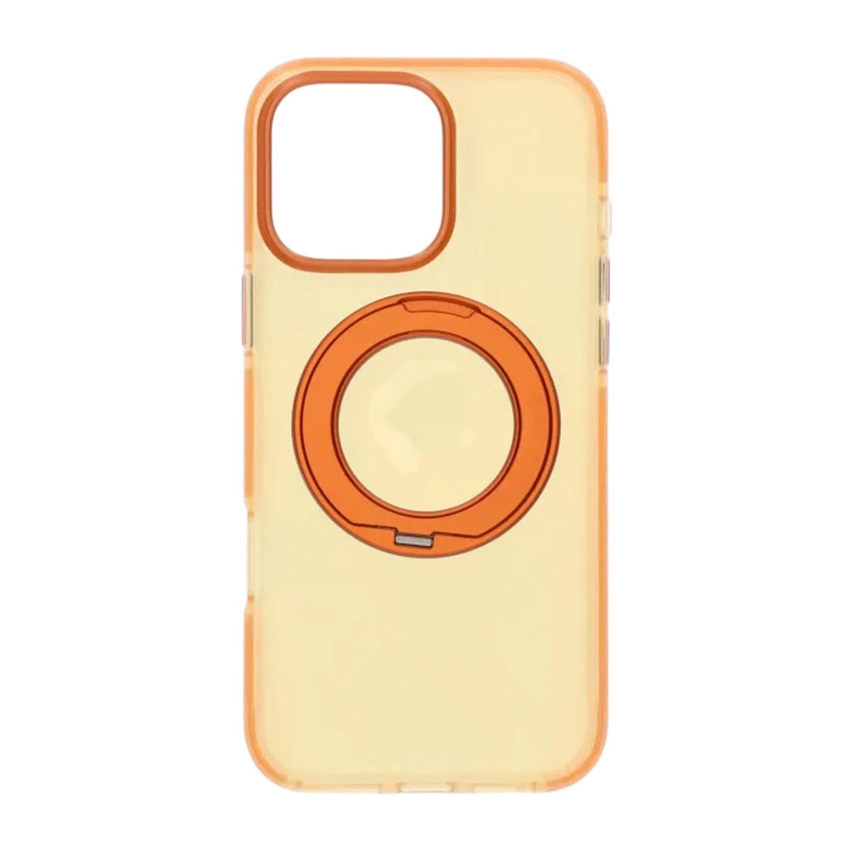 iPhone 16 Pro Deksel med roterbart stativ Oransje