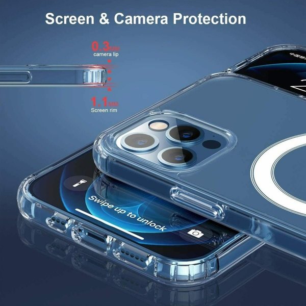 iPhone 11 Deksel TPU MagSafe Transparent