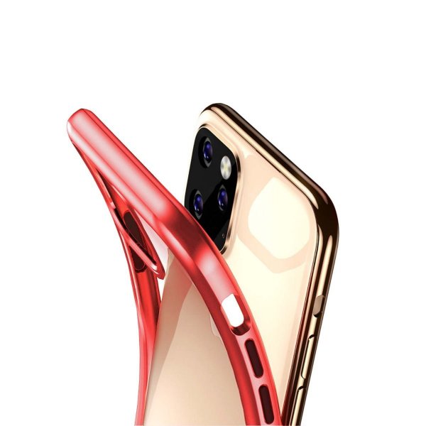 iPhone 11 Pro Max Deksel Støtsikker Rød