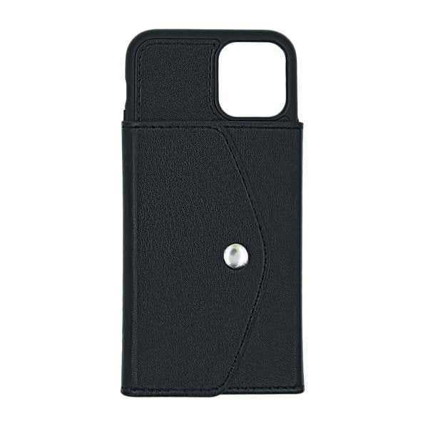 iPhone 11 Pro Max Deksel Støtsikker med Handväska Svart