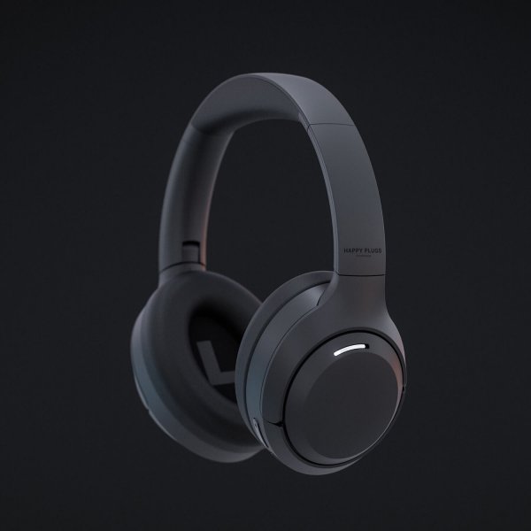 Happy Plugs Hodetelefoner Play Lite Svart