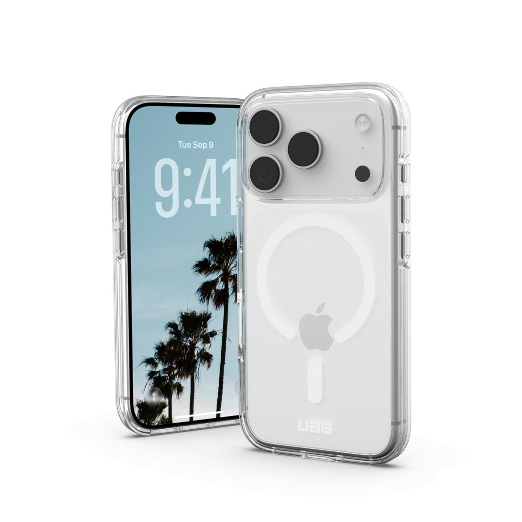 Urban Armor Gear (UAG) iPhone 17 Pro/iPhone 18 Pro Deksel Scout Clear MagSafe Ice/White