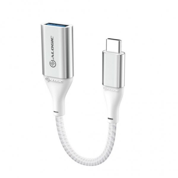ALOGIC Ultra USB-C til USB-A-adapter 15 cm Sølv