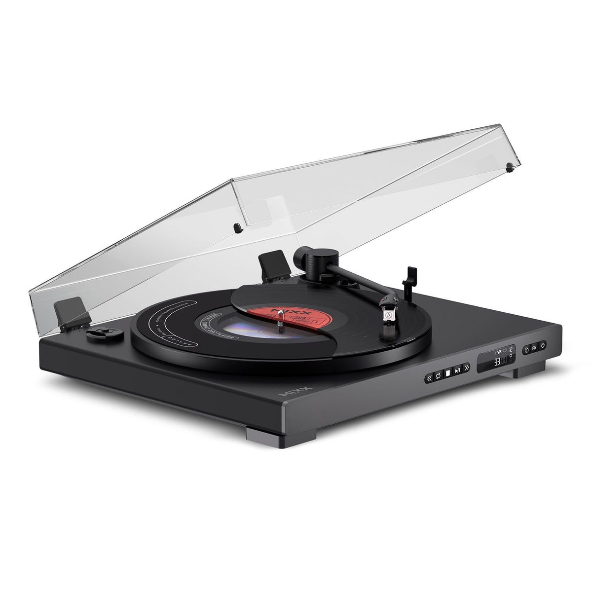 Mixx Analog Plus 2-i-1 Vinyl- og CD-Spiller Svart