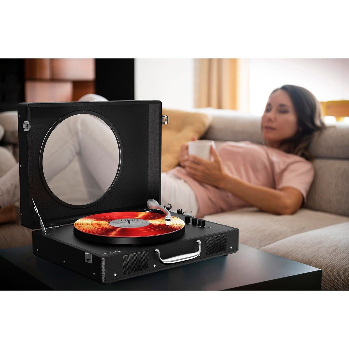 Mixx Revival 65 Vinylspelare Stereo Svart