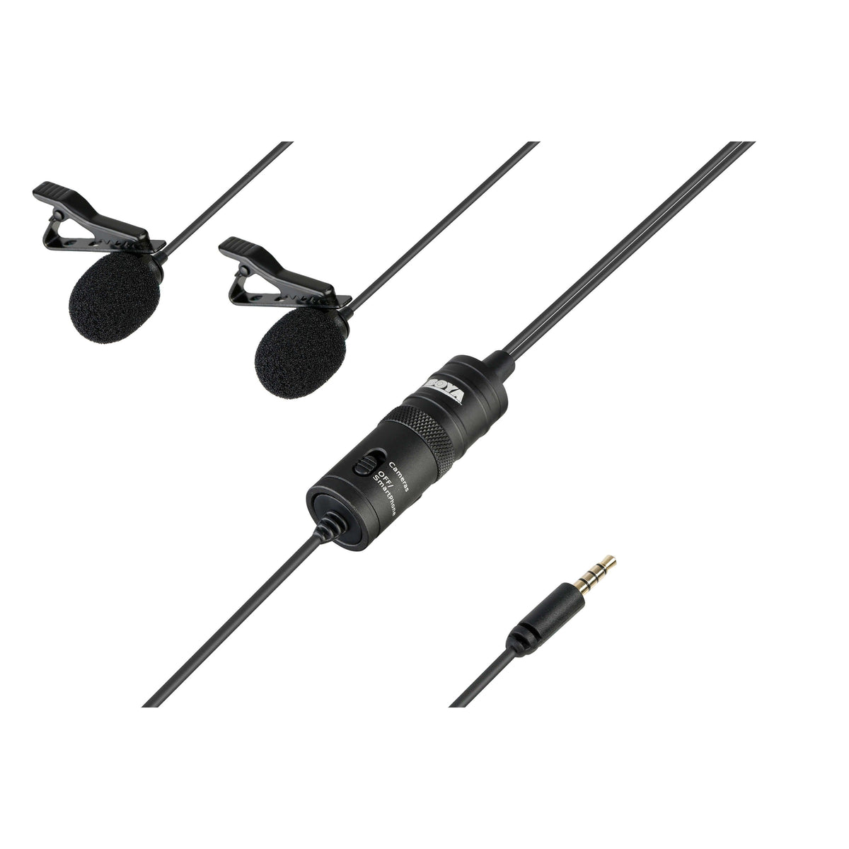 Boya Mikrofon Lavalier 2x BY-M1DM 3.5mm 4m