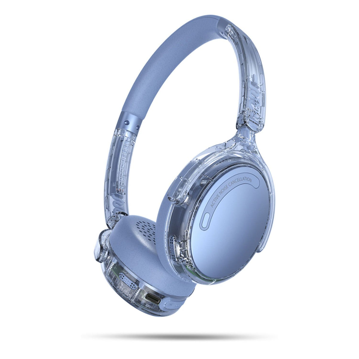 Mixx Trådløse On-Ear Hodetelefoner StreamQ Go ANC Clear Blå
