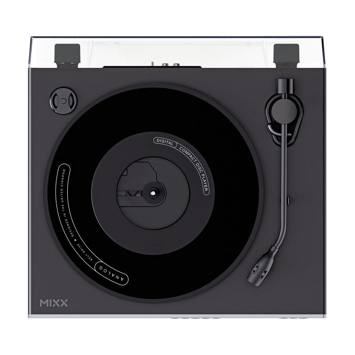Mixx Analog Plus 2-i-1 Vinyl- og CD-Spiller Svart