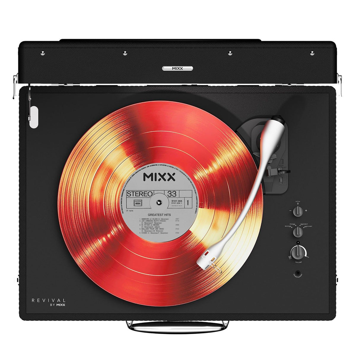 Mixx Revival 65 Vinylspelare Stereo Svart