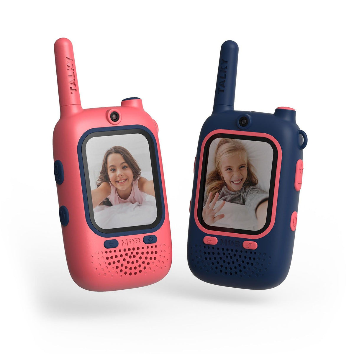 Mobility on Board Walkie Talkie Video Talky Cutie Blå og Rosa