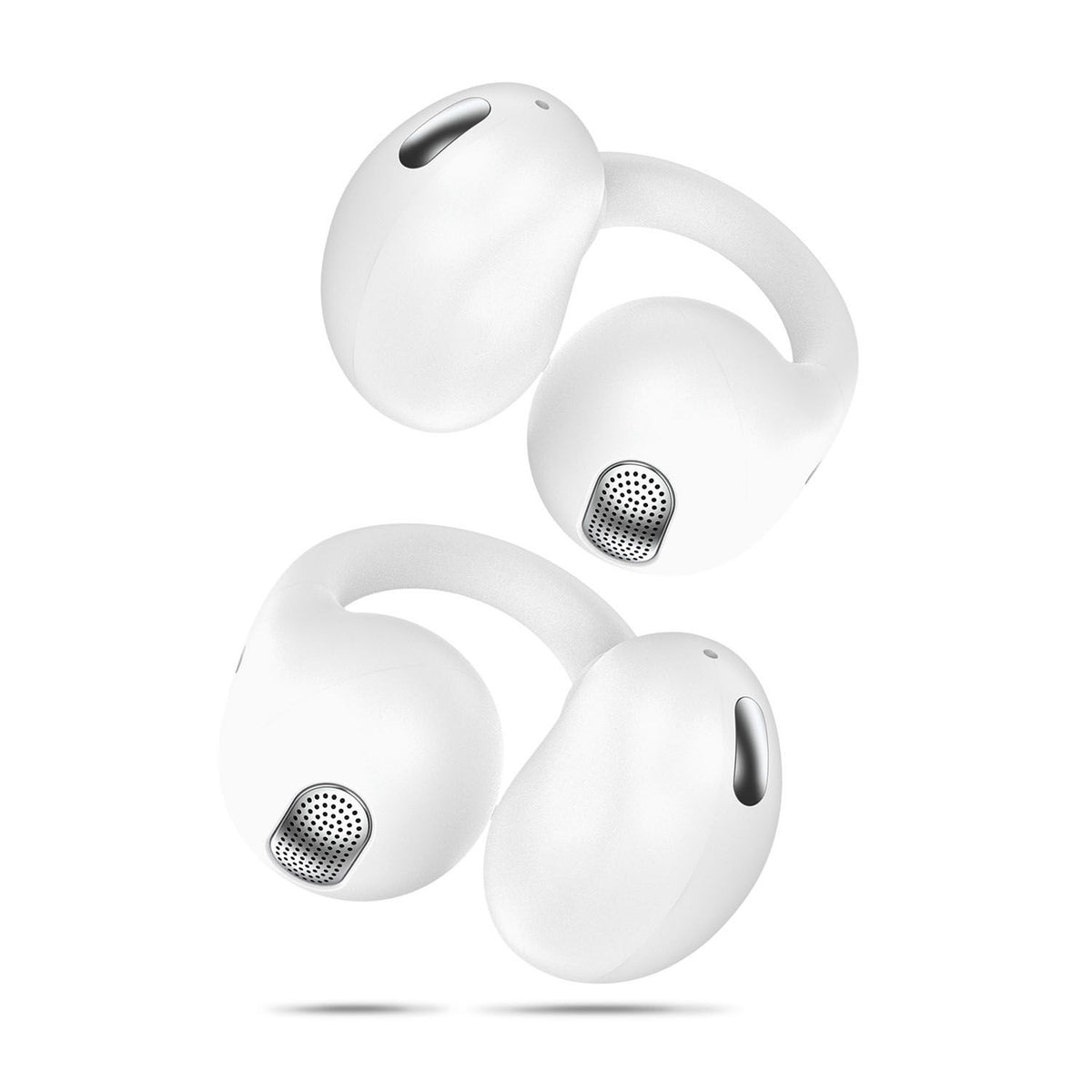 Mixx Trådløse Open-Ear Hodetelefoner StreamBuds Switch Clips Hvit