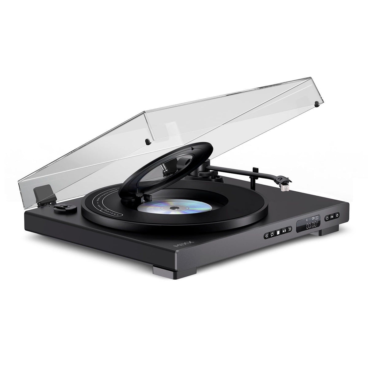 Mixx Analog Plus 2-i-1 Vinyl- og CD-Spiller Svart