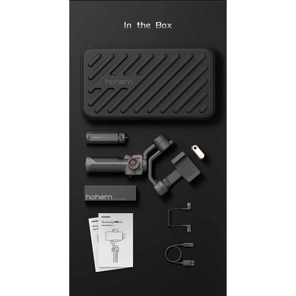 Hohem iSteady M6 Smartphone Gimbal Svart Kit med AI