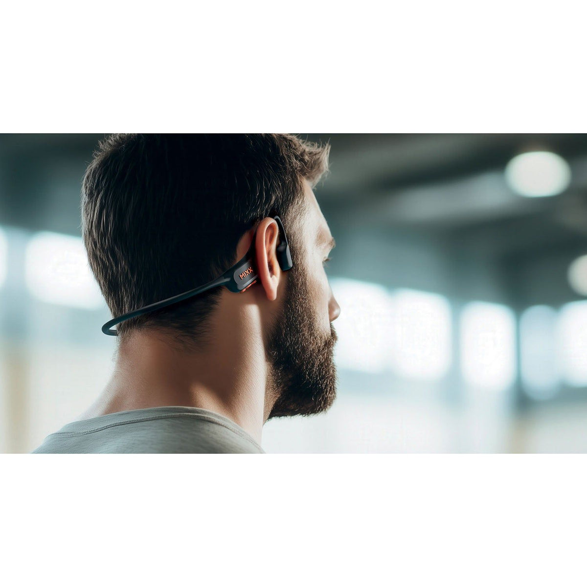 Mixx Trådløse Hodetelefoner Benledende Resonate Pro Bone Conduction Svart
