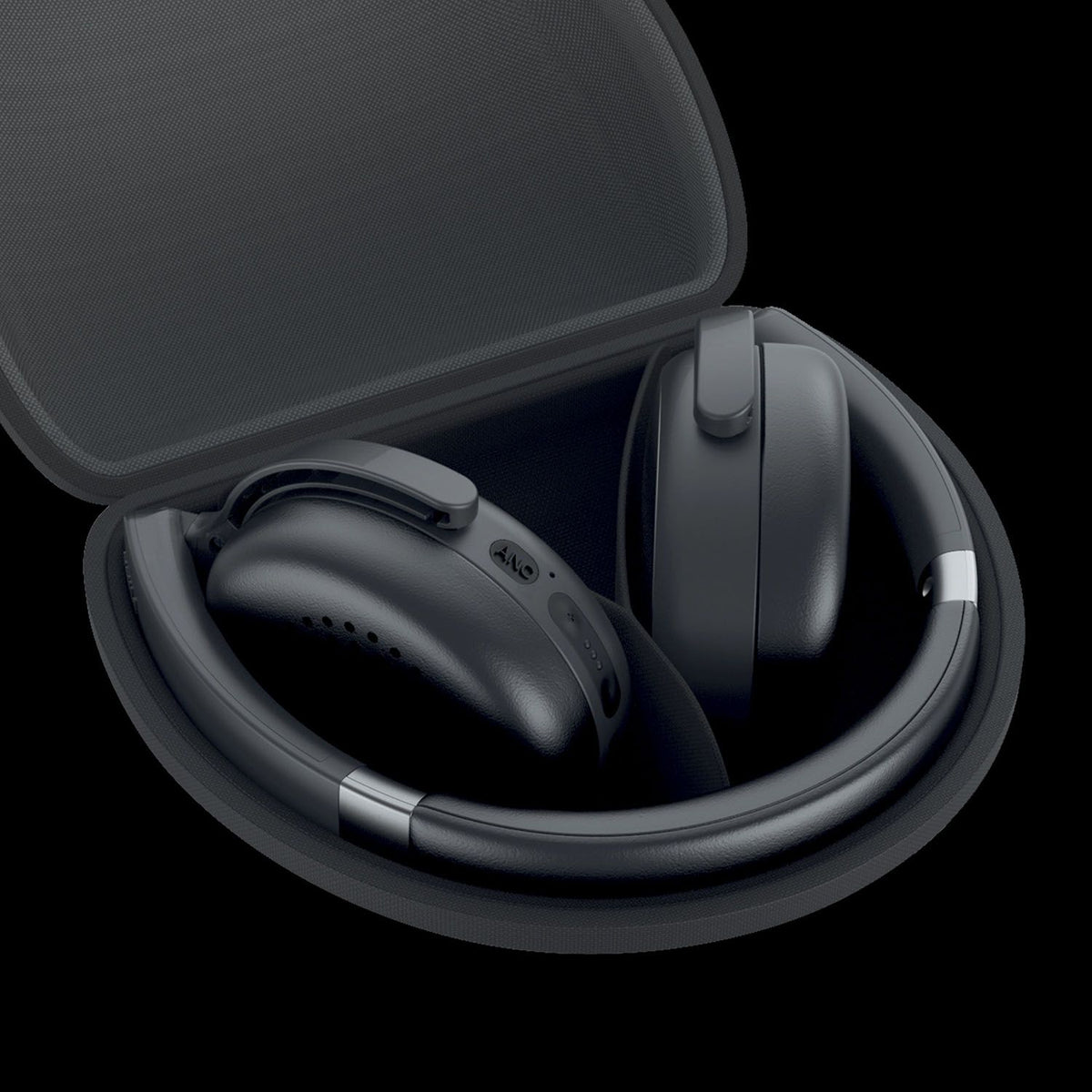 Mixx Trådløse On-Ear Hodetelefoner StreamQ Go ANC Svart