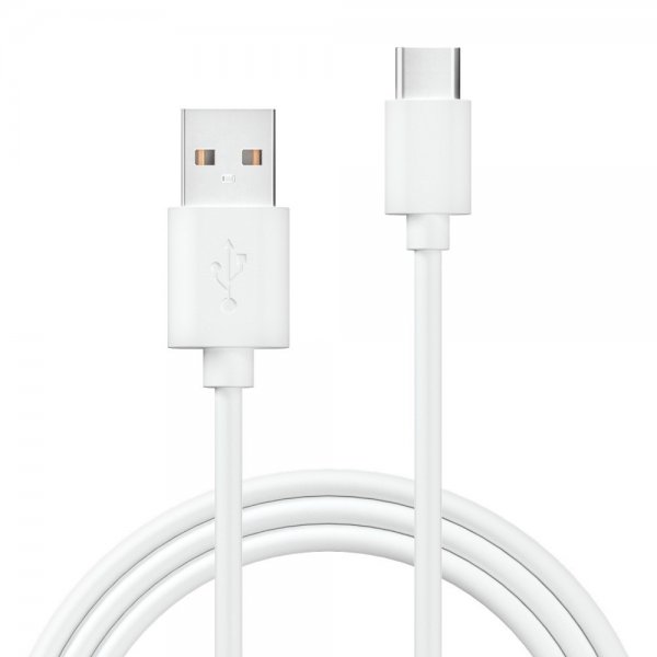 X2O USB-A til USB-C Kabel Basic 60W 2m Hvit