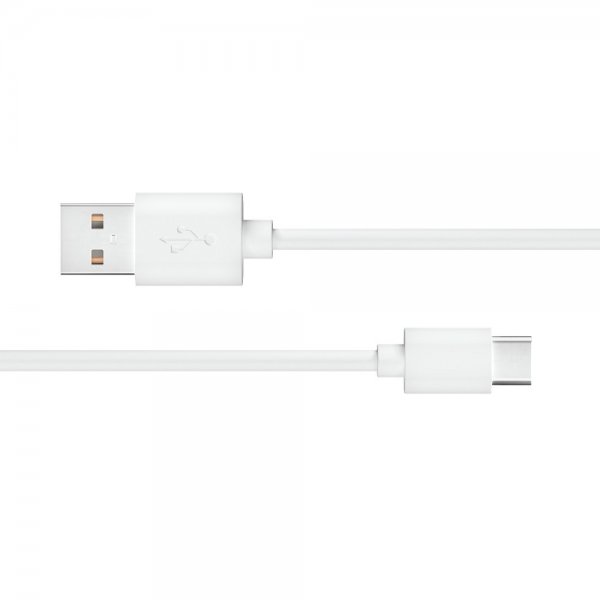 X2O USB-A til USB-C Kabel Basic 60W 2m Hvit
