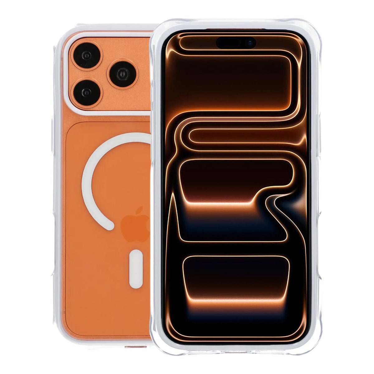 iPhone 17 Pro/iPhone 18 Pro Deksel Airbag MagSafe Hvit