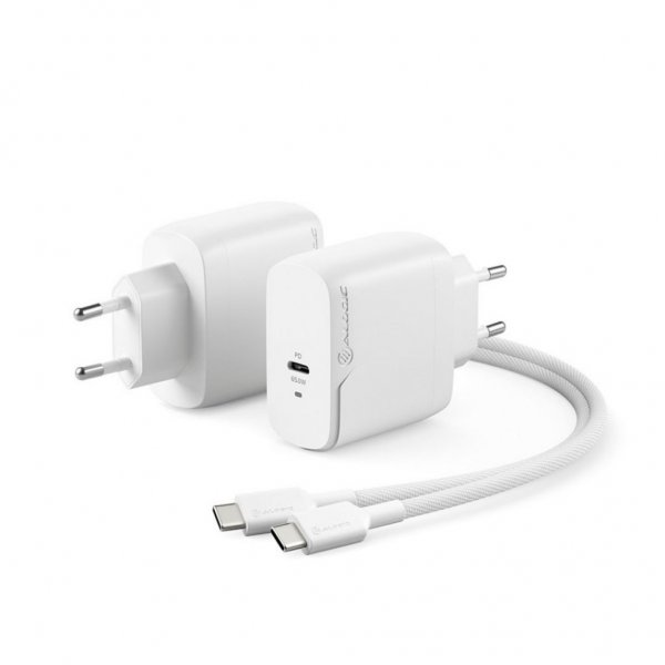 ALOGIC Rapid Power 65W GaN lader inkl. 2m USB-C ladekabel