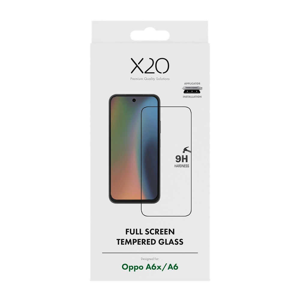 X2O Oppo A6x Skjermbeskytter Premium Full Screen