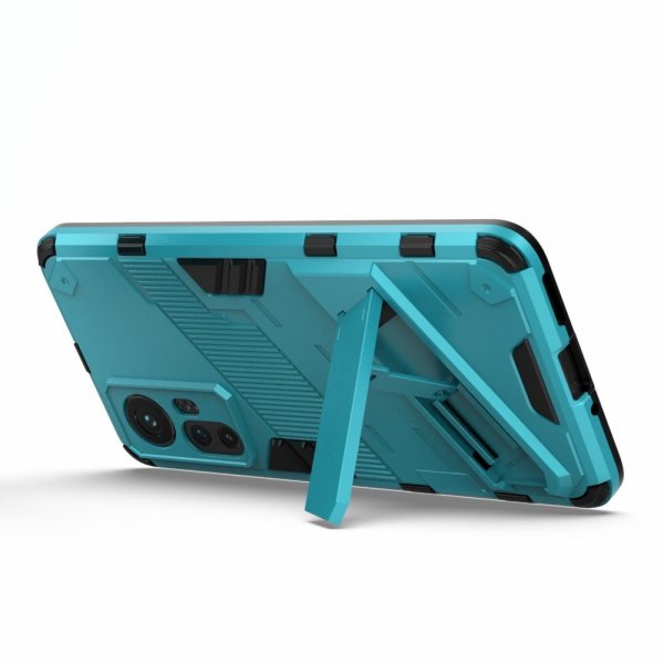 Xiaomi 12/12X Deksel med Stativ Cyan