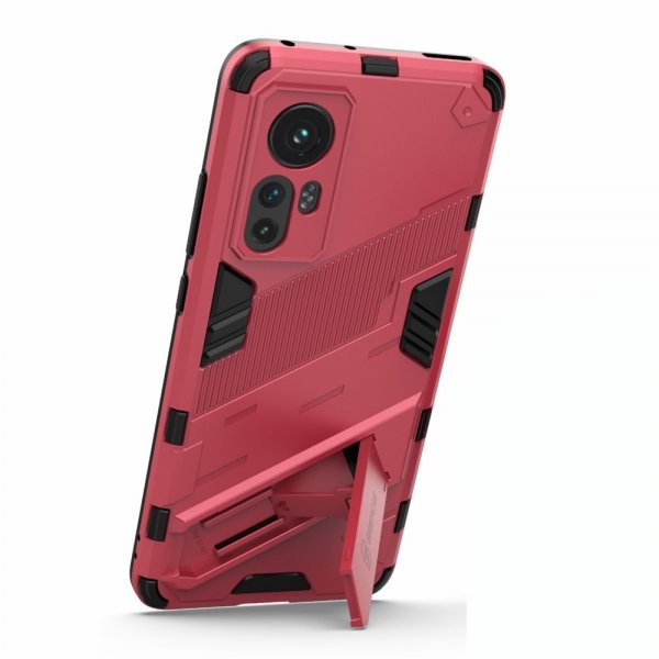 Xiaomi 12/12X Deksel med Stativ Magenta