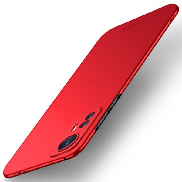Mofi Xiaomi 12/12X Deksel Shield Slim Rød
