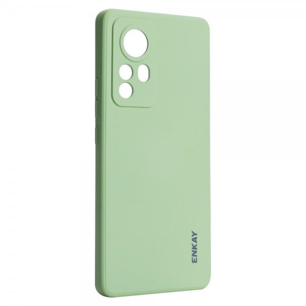ENKAY Xiaomi 12 Pro Deksel Silikoni Lysegrønn