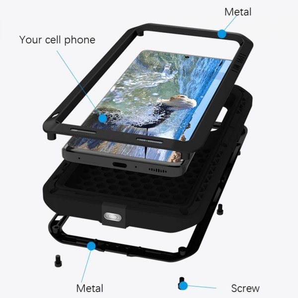 Love Mei Xiaomi 13 Pro Deksel Powerful Case Sølv