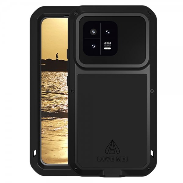 Love Mei Xiaomi 13 Deksel Powerful Case Svart