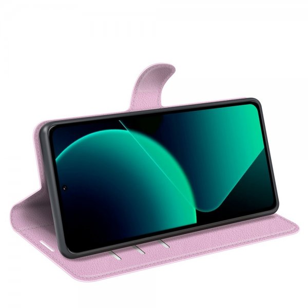 Xiaomi 13T/13T Pro Etui Litchi Rosa