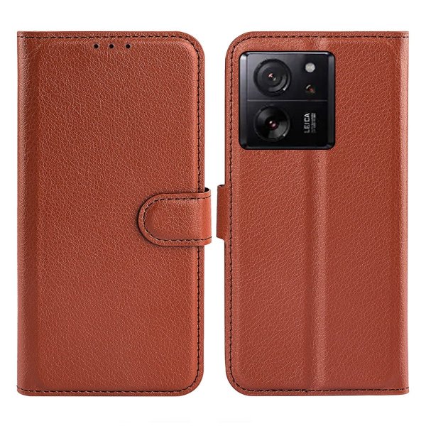 Xiaomi 13T/13T Pro Etui med Stativ Brun