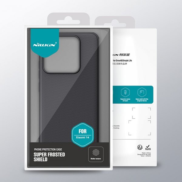 Nillkin Xiaomi 14 Deksel Super Frosted Shield Svart
