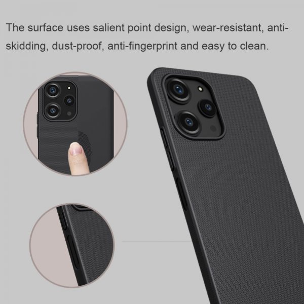 Nillkin Xiaomi Redmi 12 Deksel Frosted Shield Rød