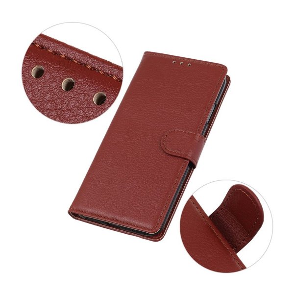 Xiaomi Redmi Note 11 Etui med Stativ Brun