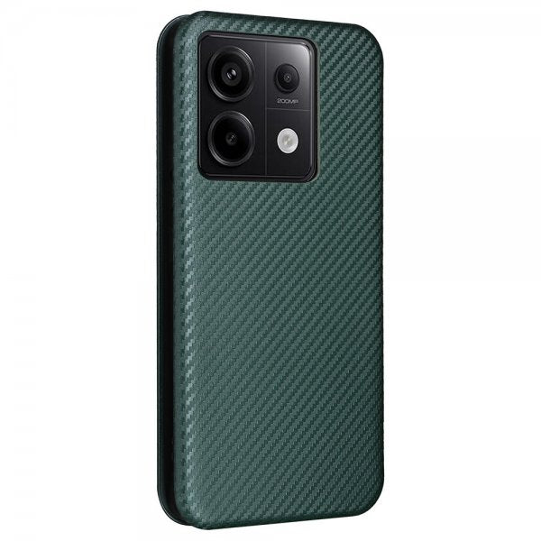 Xiaomi Redmi Note 13 5G Etui Karbonfibertekstur Grønn