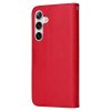 Samsung Galaxy S24 Etui Avtagbart Deksel KT Leather Series-3 Rød