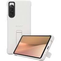 Original Xperia 10 V Skal Style Cover with Stand Vit