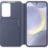 Original Galaxy S24 Fodral Smart View Wallet Case Violet