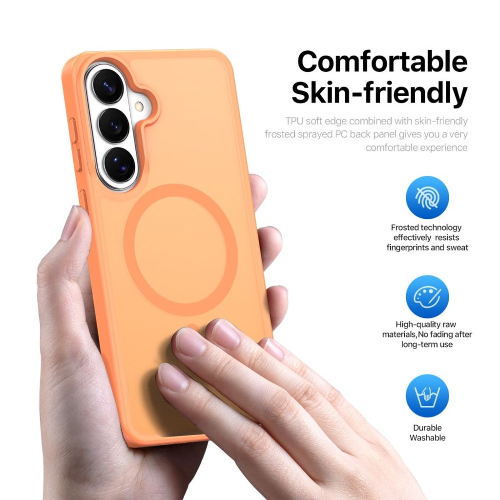 Dux Ducis Samsung Galaxy S26 Deksel Yind Series MagSafe Oransje