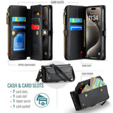 CaseMe iPhone 15 Pro Etui C36 Series Svart