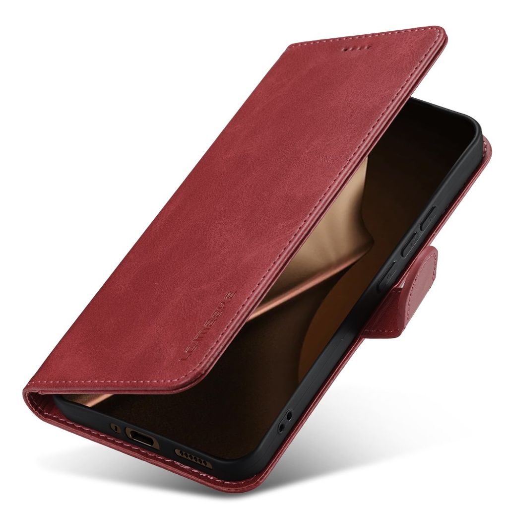 Lc.Imeeke Xiaomi 17T Pro Etui med Kortlomme Stativfunksjon Rosa