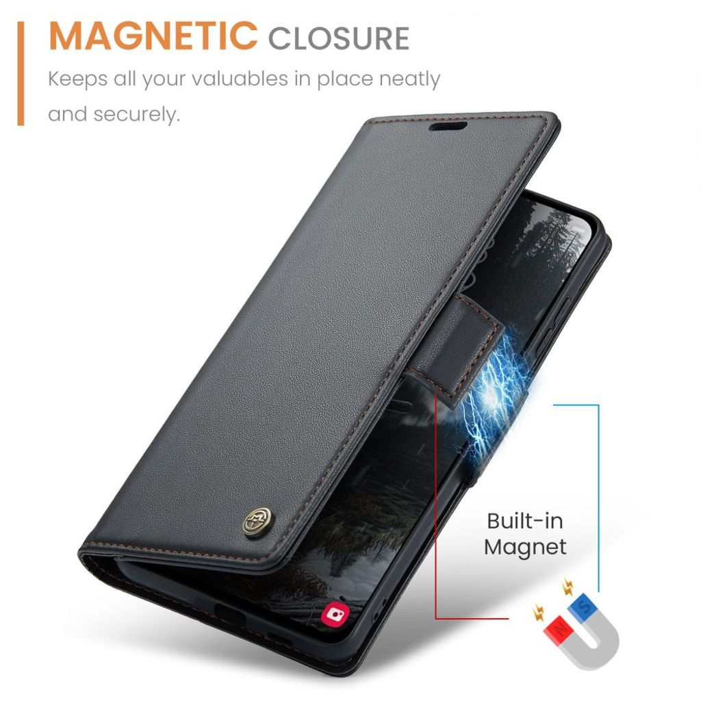 CaseMe Samsung Galaxy S25 Edge Etui 023 Series Svart