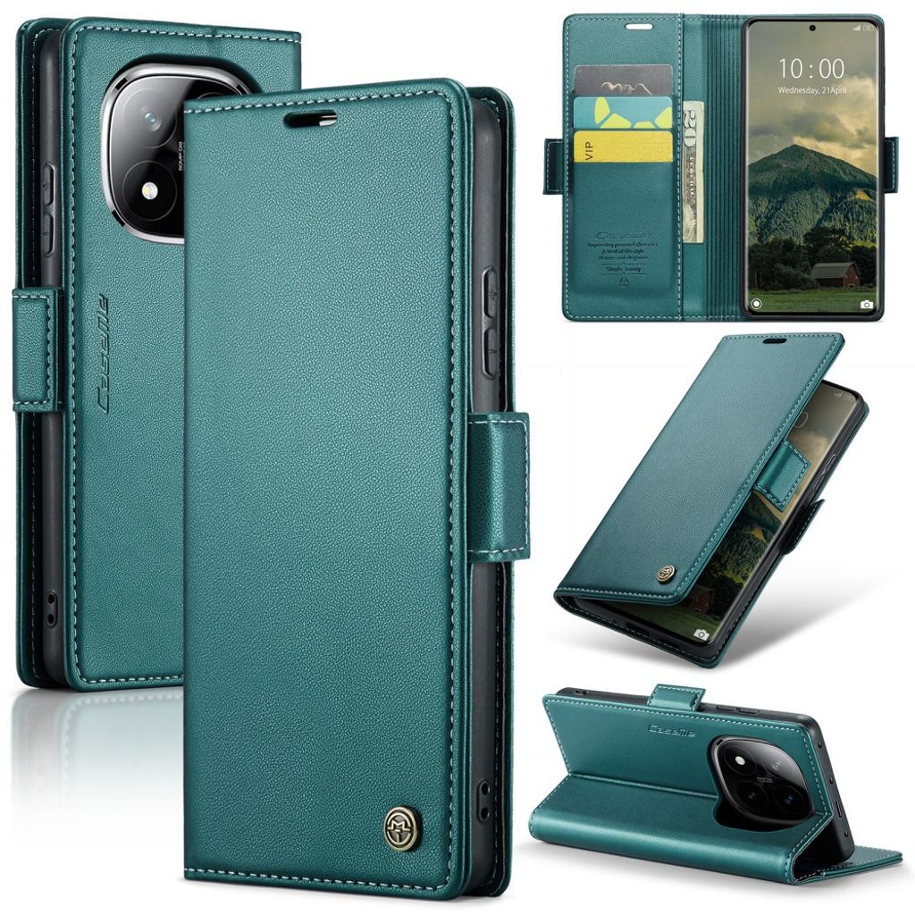 CaseMe Xiaomi Redmi Note 14 Pro 5G/14 Pro Plus 5G Etui 023 Series Grønn