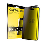 Copter iPhone 16 Pro Max Skjermbeskytter Exoglass Curved Privacy