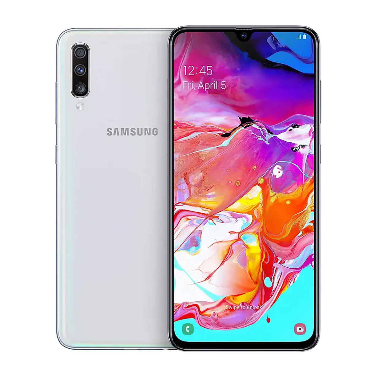 Brukt Samsung Galaxy A70 128GB Hvit – Brukt stand