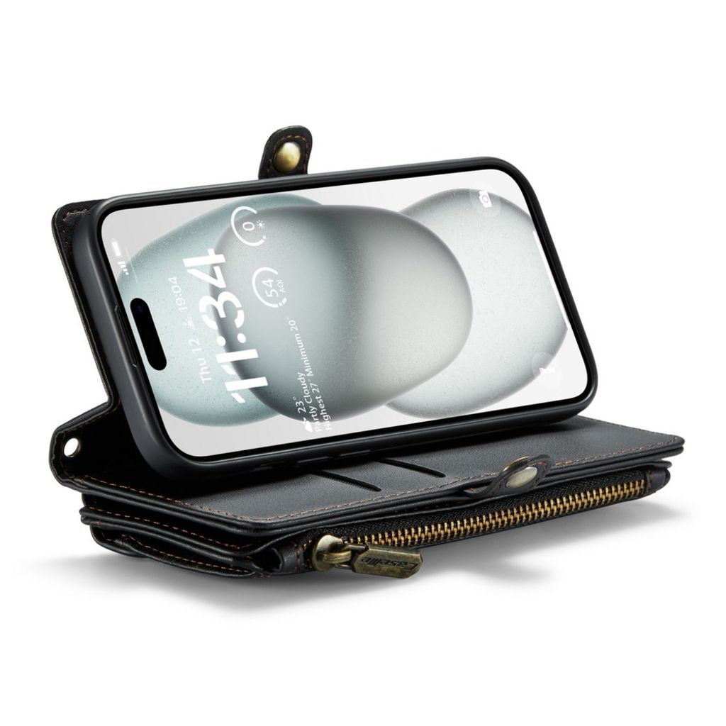 CaseMe iPhone 15 Etui C36 Series Svart